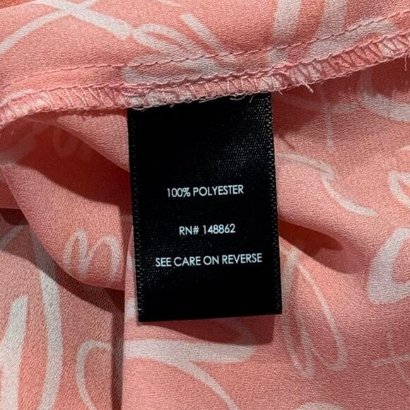 Torrid Top Harper Heart 3/4 Sleeve Coquette Cottagecore Feminine Boho Pink 6 6X - Picture 4 of 6